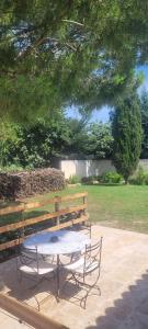 Zahrada ubytování Mas Sicard chambre d'hôtes en Camargue