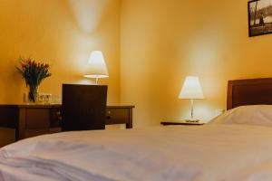 Posteľ alebo postele v izbe v ubytovaní Hotel Sporer