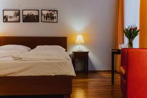 Posteľ alebo postele v izbe v ubytovaní Hotel Sporer