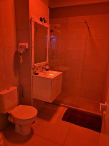 Koupelna v ubytování AFI Discret Jacuzzi