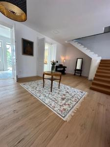 Televízia a/alebo spoločenská miestnosť v ubytovaní Pelso Luxury Apartments