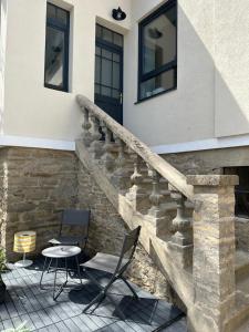 Balkón alebo terasa v ubytovaní Pelso Luxury Apartments