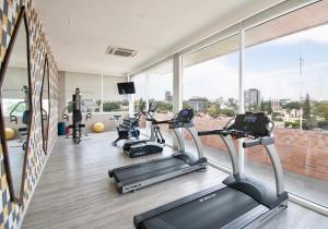 Gimnasio o equipo deportivo en Hotel Velvet Plaza