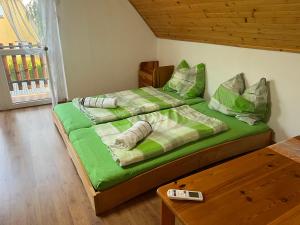 Posteľ alebo postele v izbe v ubytovaní Sophie-Haus, Sophie-ház
