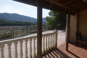 una vista desde el balcón de una casa en Ucenda, en Bullas