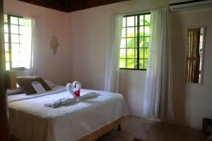 Postelja oz. postelje v sobi nastanitve Mi Zaru sea view hotel Free MA park tour & breakfast