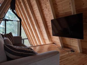 TV a/nebo společenská místnost v ubytování Horizons by PeaksView Chalets