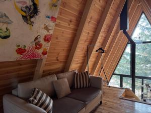 Posezení v ubytování Horizons by PeaksView Chalets