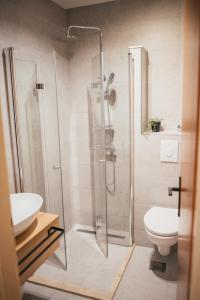 Koupelna v ubytování Guesthouse Tamara