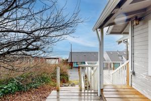 Balkón nebo terasa v ubytování Oceanside Beach Bungalow