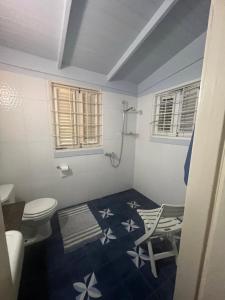 Et badeværelse på garden studio