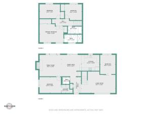 a floor plan of a house at 49th St in Phoenix