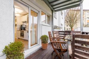 Cuina o zona de cuina de Ferien Und Messewohnug