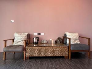 Posezení v ubytování Lugo Hotel
