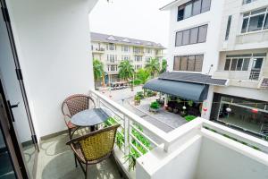 Balkón nebo terasa v ubytování Swan Motel