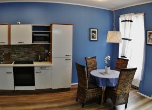 Kuchyň nebo kuchyňský kout v ubytování Apartmán Lukas