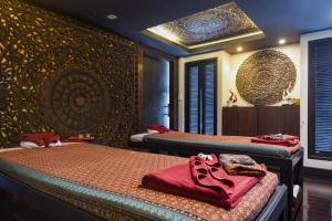 Voodi või voodid majutusasutuse Aava Resort and Spa toas