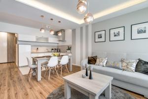 Kuchyňa alebo kuchynka v ubytovaní Apartment Masarska