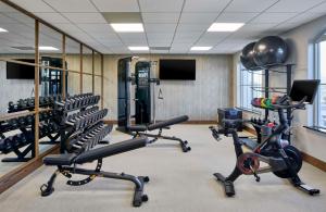 Bellasera Hotel & Suites Paso Robles, Tapestry by Hilton的健身中心和/或健身设施