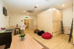 Et tv og/eller underholdning på Luma Nest Capsules