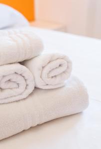 Postel nebo postele na pokoji v ubytování MM Ciampino Rooms
