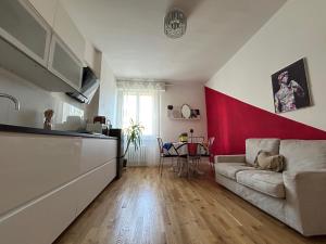 Kuchyň nebo kuchyňský kout v ubytování Solely elegante Trilocale vicino Firenze