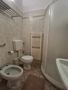 Koupelna v ubytování Casina Membrino