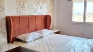 appt cosy , front de mer客房内的一张或多张床位