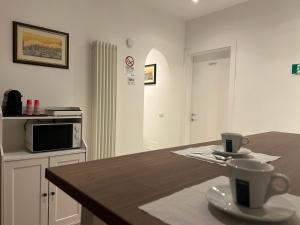 Kuchyň nebo kuchyňský kout v ubytování Flo Guest House