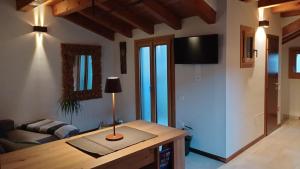a living room with a couch and a table at Casin dei Nobili Dépendance in Venice