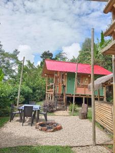 Zahrada ubytování Cabañas Villa Paul