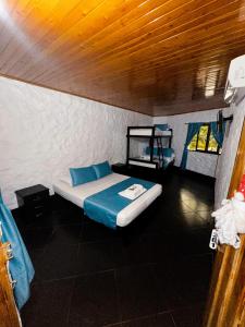 Postel nebo postele na pokoji v ubytování Hotel Mawill