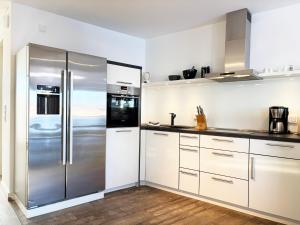 Kuchyň nebo kuchyňský kout v ubytování Penthouse Kapitänsbrücke