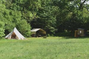 Lickham Bottom Camping外面的花园