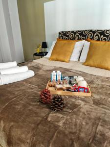 Postel nebo postele na pokoji v ubytování Ament's B&B