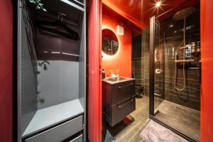 Koupelna v ubytování Home Studio Cinéma Privé