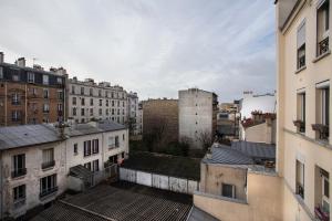an overhead view of a city with buildings at Luxury apartment saint mande 5 minuts from Paris in Saint-Mandé
