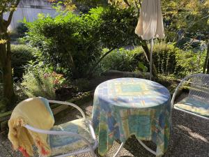 Aed väljaspool majutusasutust Ferienwohnung Wanderschön
