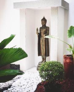 Hotel Zendero Tulum外面的花园