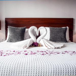 Hotel Zendero Tulum客房内的一张或多张床位
