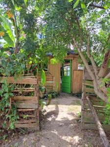 Zahrada ubytování Baubo Ecocasa