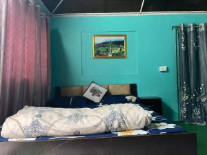 Postel nebo postele na pokoji v ubytování Pradhan Homestay Mirik - Homestay beside Mirik Lake