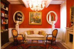 Posezení v ubytování B&B A Casa Dell'Antiquario