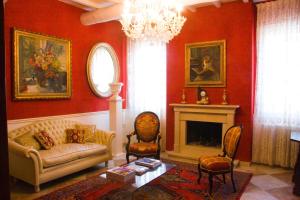 Posezení v ubytování B&B A Casa Dell'Antiquario