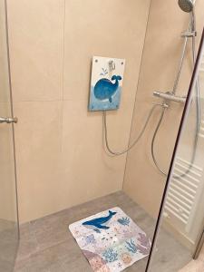 Koupelna v ubytování Ferienwohnung Ankerleicht