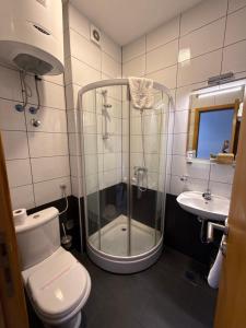 Koupelna v ubytování Deluxe Nortel Hotel