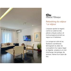 TV a/nebo společenská místnost v ubytování DivGuestHouse