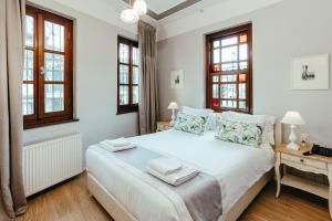 Postel nebo postele na pokoji v ubytování Hotel Kastro