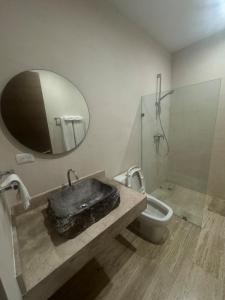 Koupelna v ubytování Estudio amueblado en Ophelia Tulum