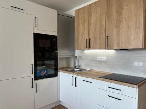 Η κουζίνα ή μικρή κουζίνα στο APARTMENT Blue Heaven +16 φωτογραφίες